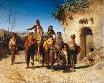 Achille Zo, Bohémiens en voyage